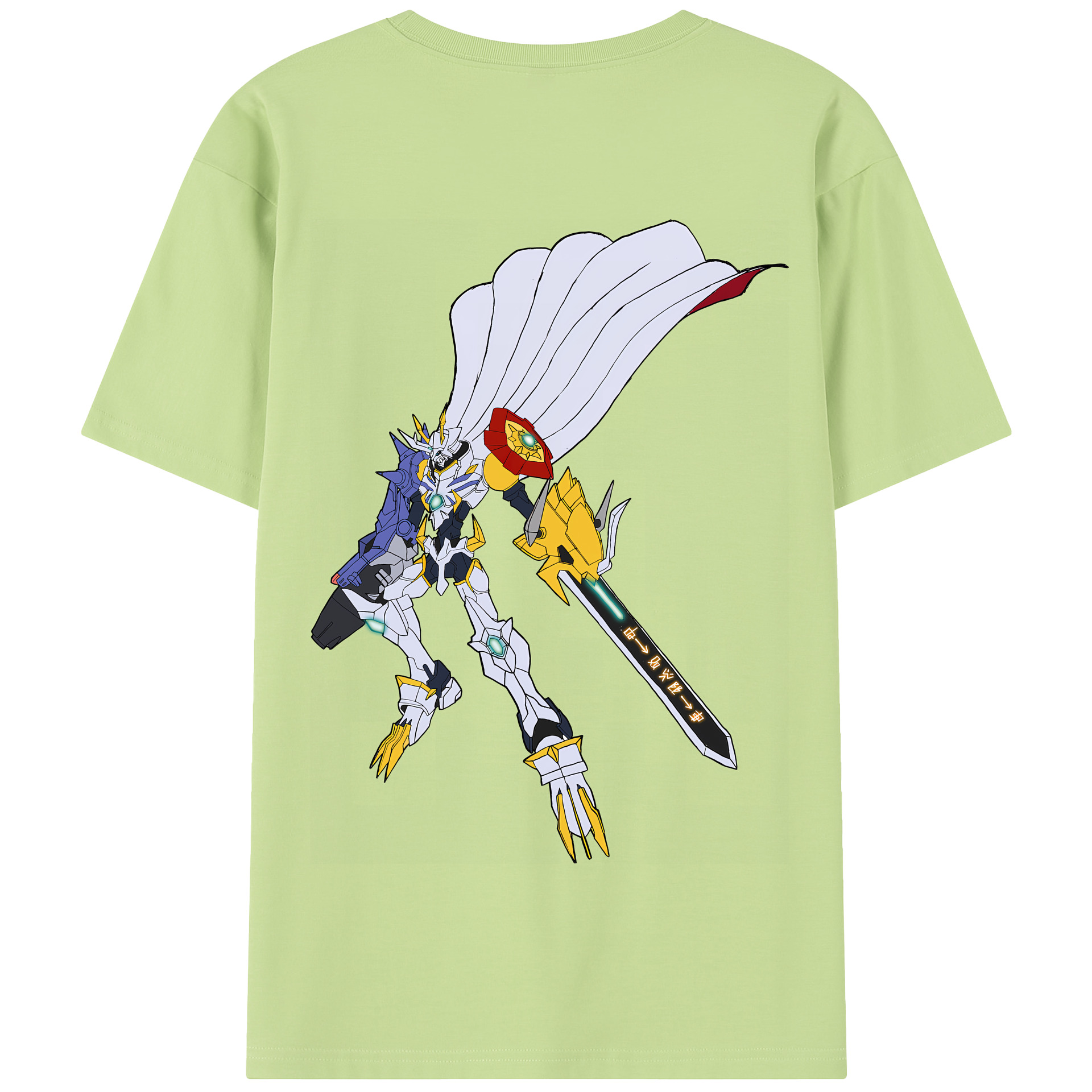 （画像用） Digimon デジタルモンスター/デジモン 綿100％半袖Tシャツ（背面プリント）